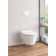 RP™ Dual-Flush Elongated Wall Hung Toilet with High Efficiency Flush (Seat Not Included)