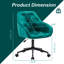 Chaise de bureau Velvet-543621449