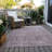 Machine Washable Indoor/Outdoor Xhevrie Purple Rug-873645455