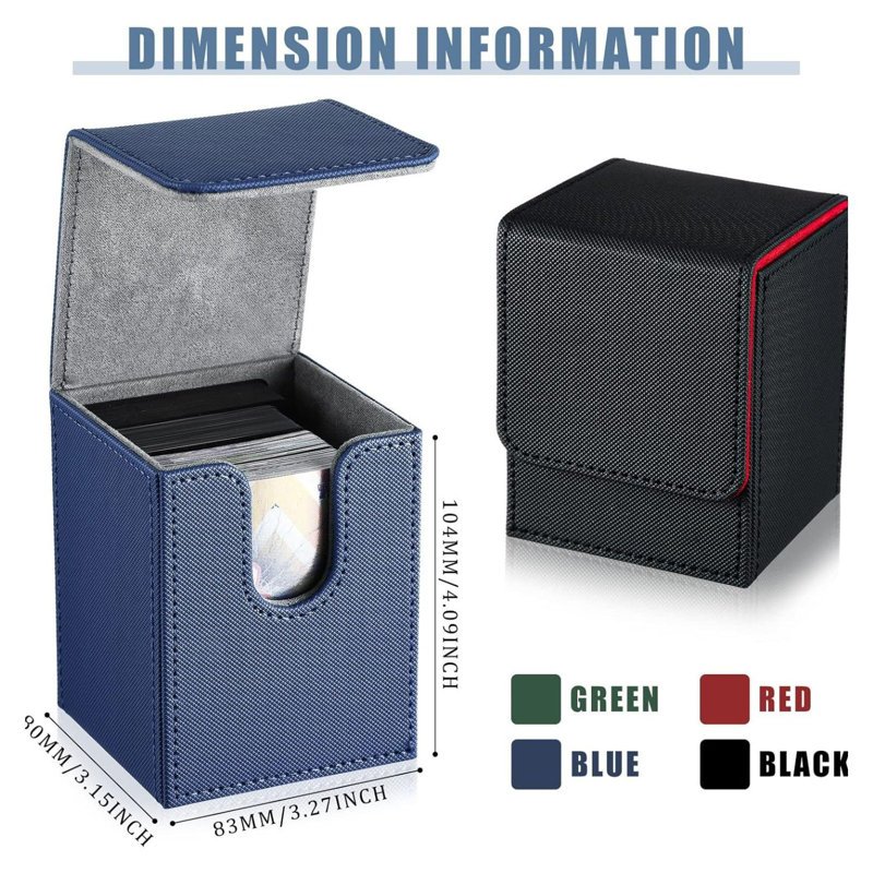 Ensemble de 4 boîtes de rangement en cuir