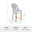 Tabourets de bar bistro Martha Stewart-109713864-109713865