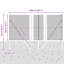 120 cm H x 1000 cm W Border Fencing