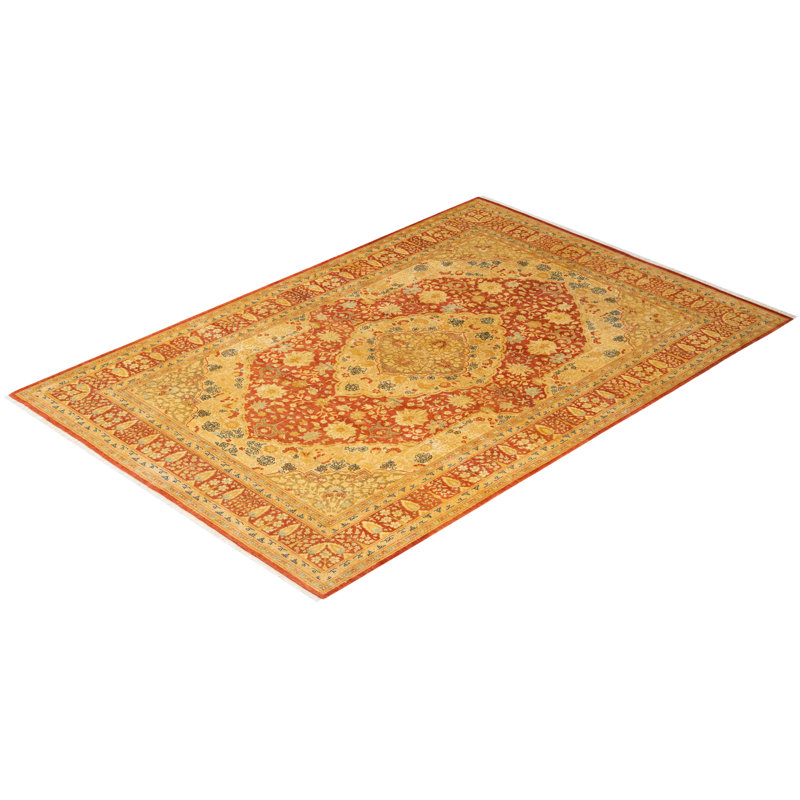 Classic One-of-a-Kind 6' 0" X 8' 10" Hand Knotted Area Rug