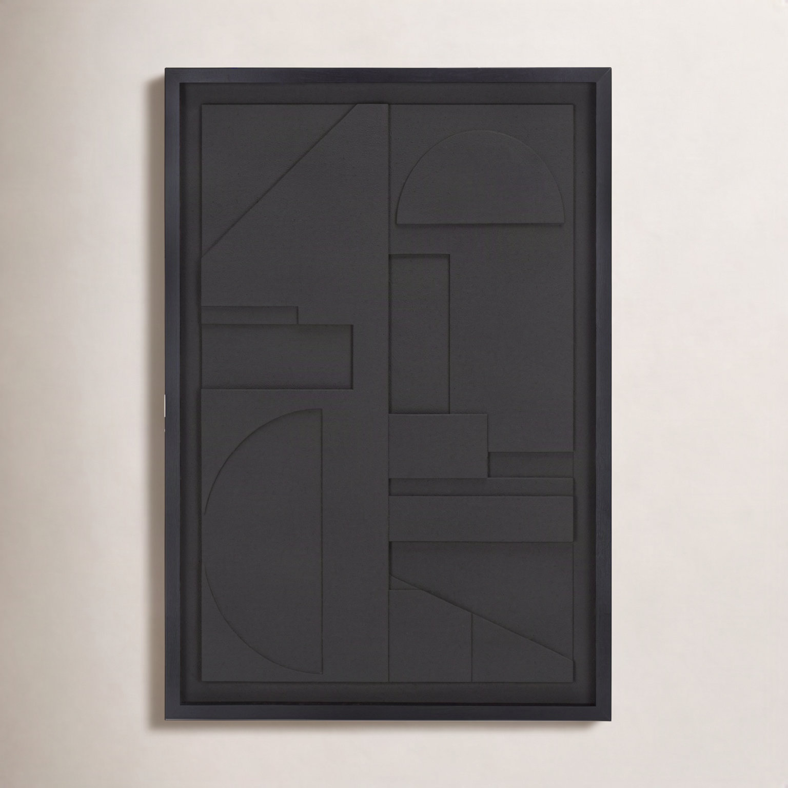 Dimensional Wall Art, Black