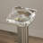21.5" H x 4" W x 4" D Glass Tabletop Candlestick-16388388