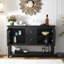 Buffet console, armoire multimédia avec tablettes réglables-1787565327