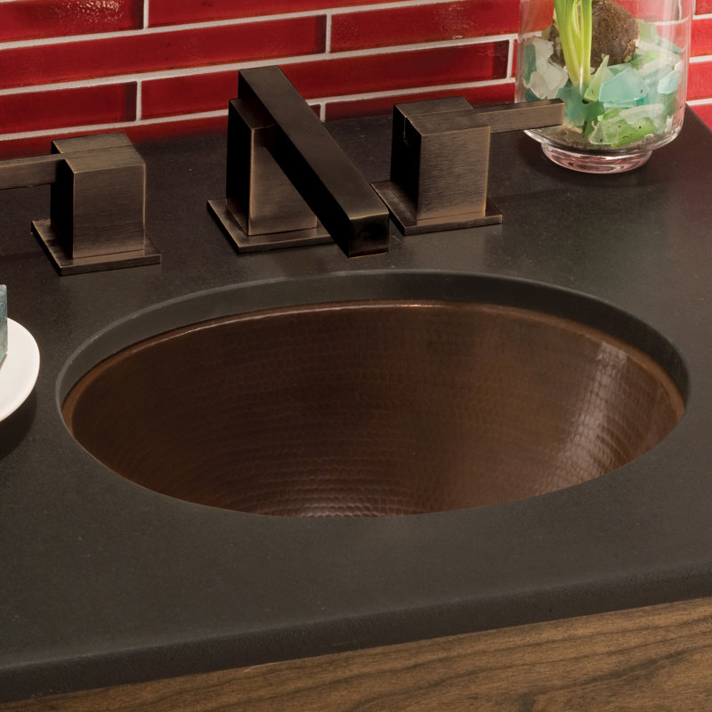 Baby Classic Metal Oval Undermount Bathroom Sink