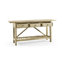 Console inclinée en bois massif de 72 po