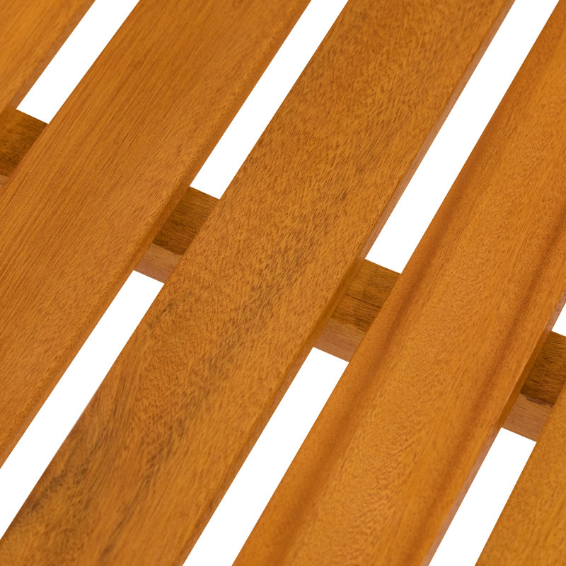 Izaguirre Wooden Garden Bench, 91cm H x 135cm W x 65cm D