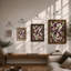 Iris Garden Pattern Botanical - Print-1224391825-1224391836