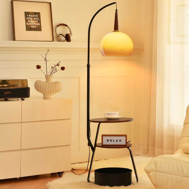 Lampe de bureau intégrée pour chambre à coucher Iron Art