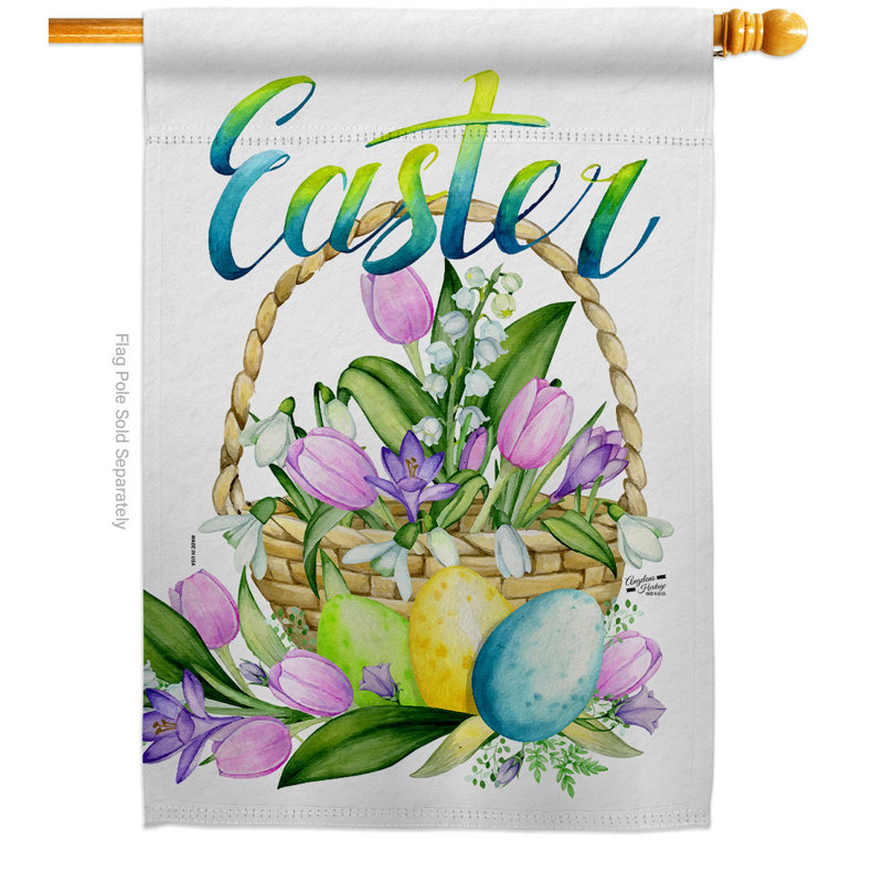 Drapeau en polyester Alyanna, H 40 po x l 28 po