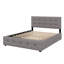 Grand lit plateforme tapissier avec 2 tiroirs et un lit gigogne-250563760