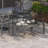 Nayelin Rectangular 4 - Person 100Cm L Outdoor Balcony Table