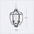 Chadha 4 - Light Iron Geometric Chandelier