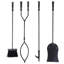 Naghibi Wood Fireplace Tool Set