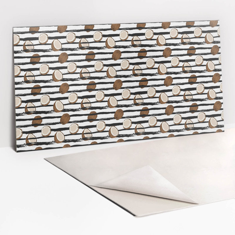 Como 50x100 cm Pvc Singular Tile in Brown