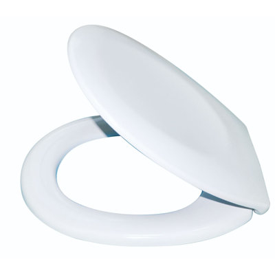Aston Duroplastic Toilet Seat White - 1.7KG Anti-Bact