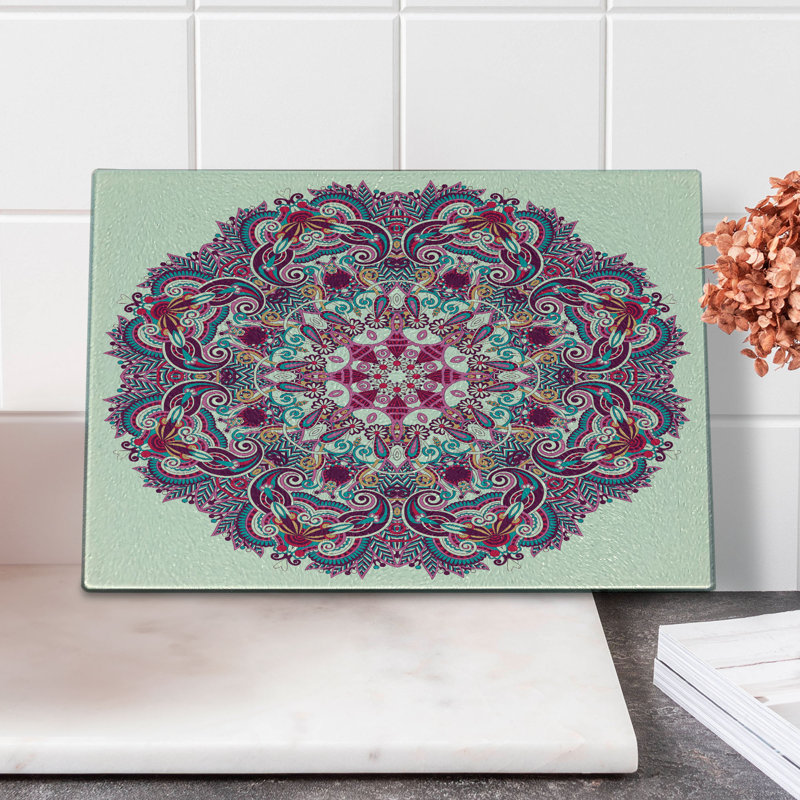 Multicolore planche à découper Ambesonne Mandala