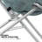 Round Folding Saucer Chair, Upholstered Accent Chair Lounge Moon Chair For Dorm Living Room Bedroom-1691959163