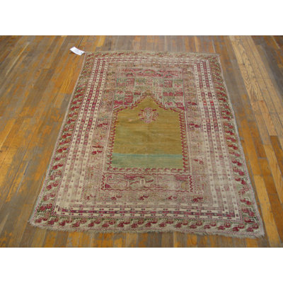 Antique Oushak -Ghoirdes Turkish Knotted Rug