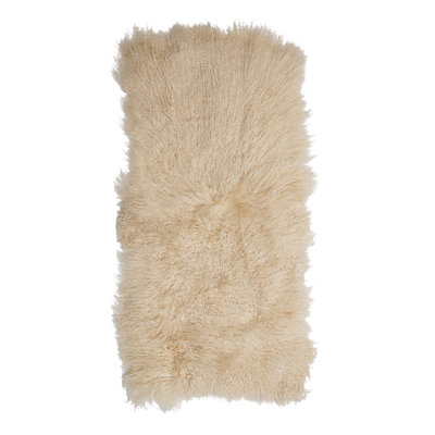 Louis Sheepskin Area Rug in Off White
