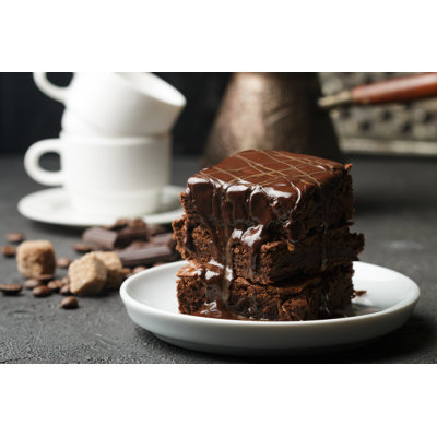 Delicieuse brownie - photographie sur toile tendue