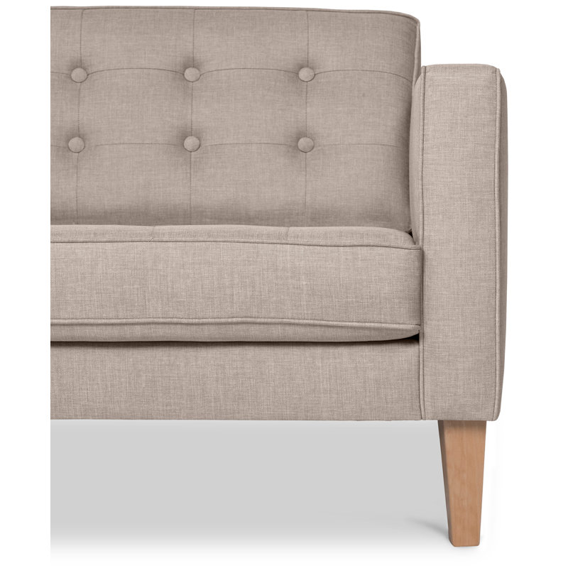 Maxine Armchair, Beige, Beech