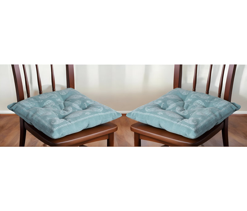Coussin de chaise Border 17 po x 17 po