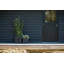 Capi Planter Nature Rib Square 50 x 50cm Black