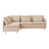 Lin de coton beige est en rupture de stock