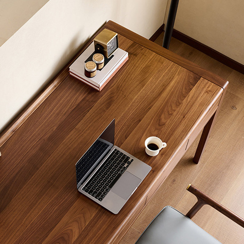 Simple rectangular office desk, 29.92" H x 62.99" W x 29.53" D