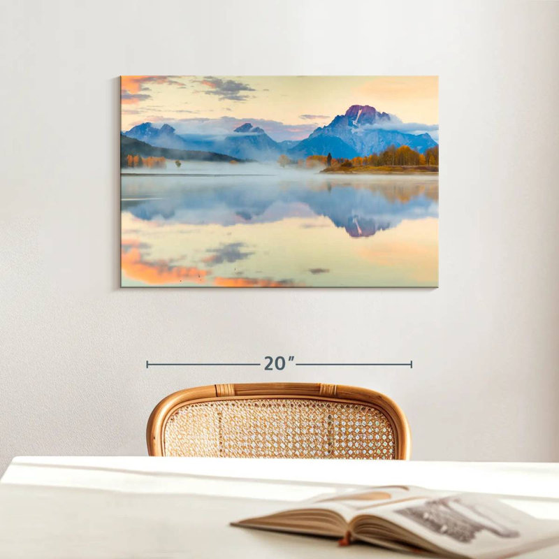 Alvord Hazy Grand Teton, H 16 po x l 24 po