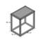 Zane Sled End Table-16540814