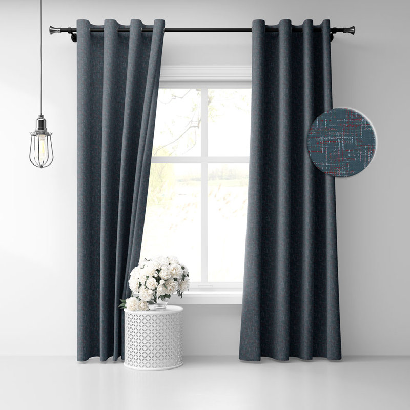 Une paire de panneaux mobiles B37, Bleu, l 50 po x L 90 po