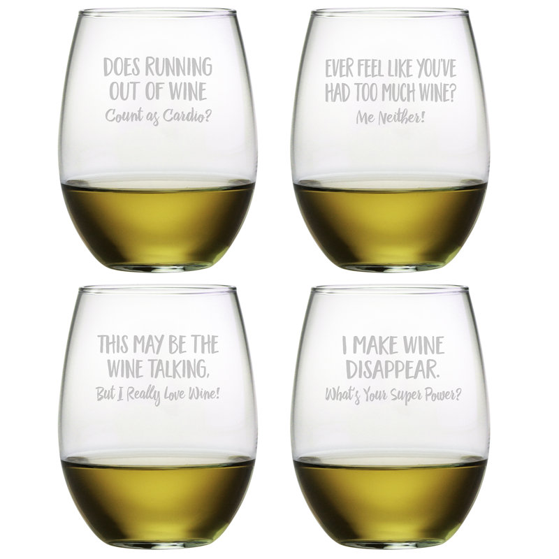 Verre à vin tout usage de 21 oz Orodell Uncorked, Transparent