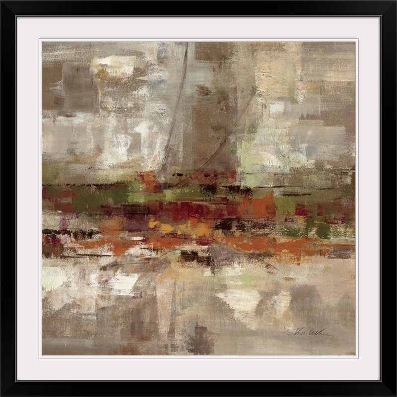 " Landing " by Silvia Vassileva, Black Frame, 20" H x 20" W x 1" D