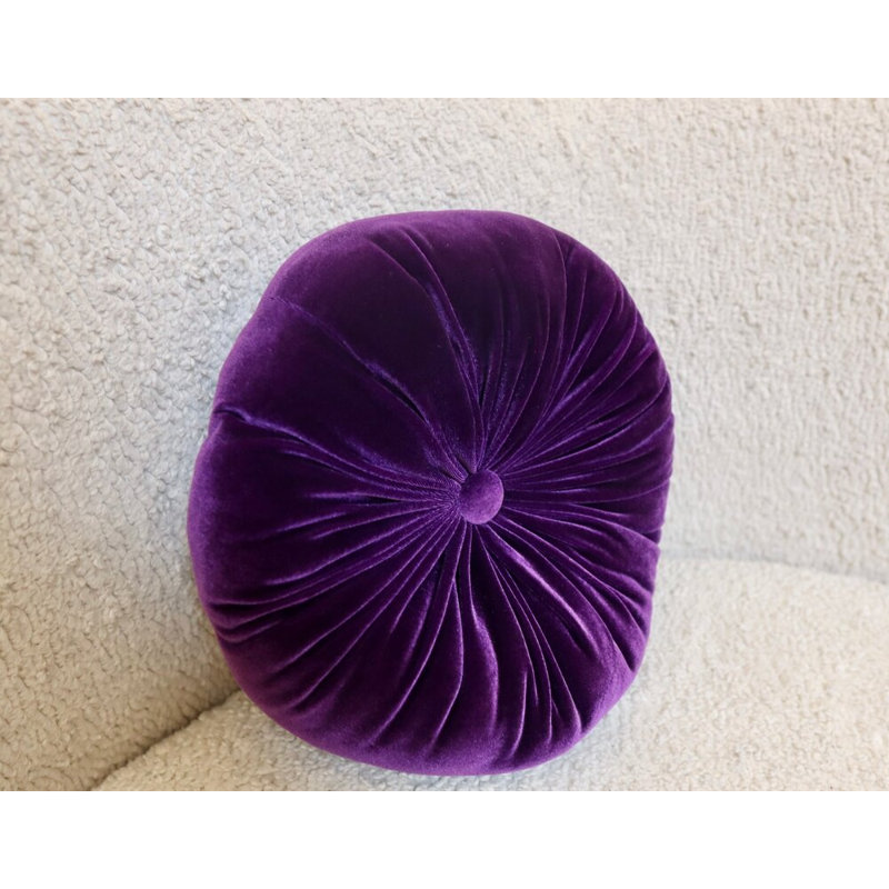 Coussin Therese, H 12 po x l 12 po, Mauve cendré