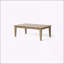 Table basse d'extérieur en bois d'acacia