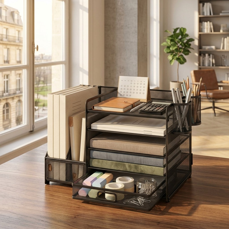 Iron Desk Organiser