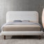 Lit plateforme tapissier Bojana