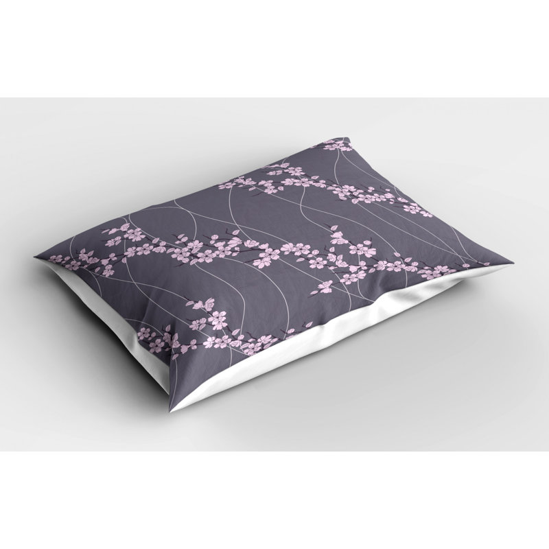Spring Polyester Floral Sham Set, Twin