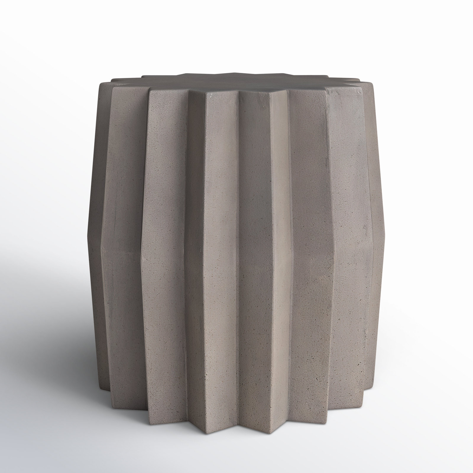 Donlon 19" Patio Side Table, Dark Gray
