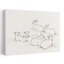 «Six Agneaux couchés», art mural rétro rétro-726299053