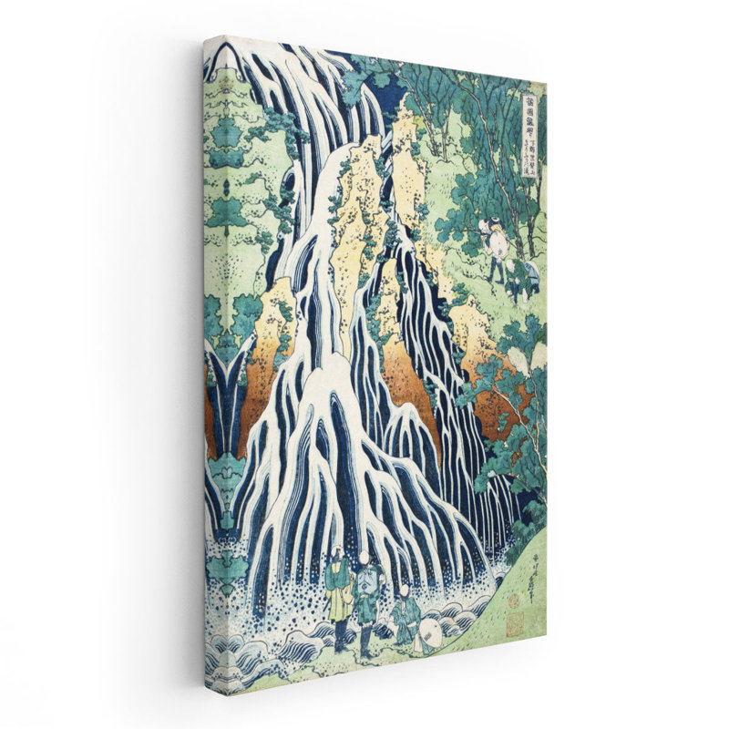 «Kirifuri Fall On Kurokami Mount», reproduction d'art sur toile, H 48 po x l 32 po
