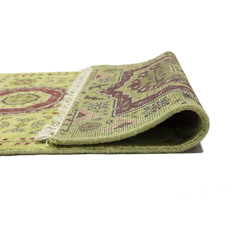 Tapis traditionnel en laine Shynar, Tapis de couloir 2 pi 7 po x 9 pi 8 po