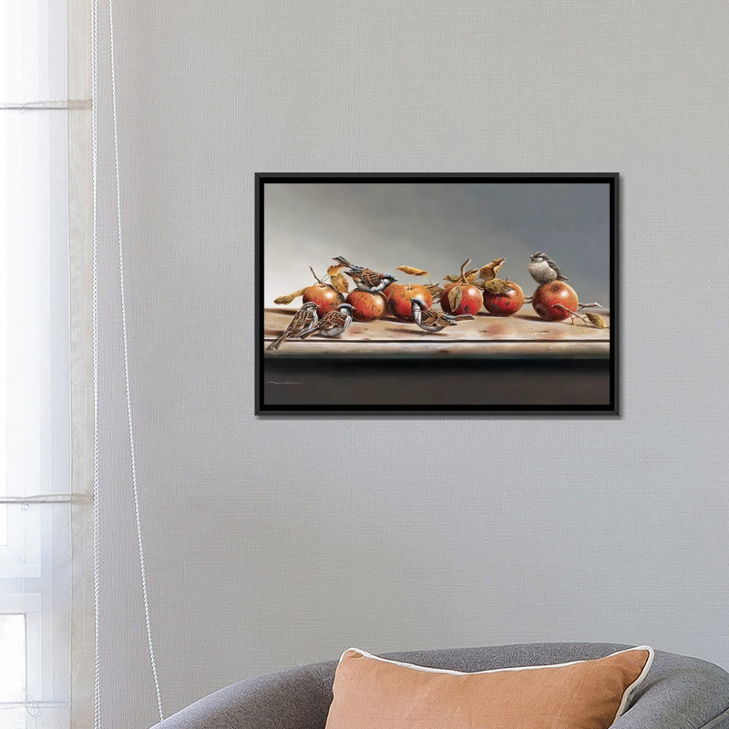 « house fleches i », impression sur toile, H 18 po x l 26 po x P 1,5 po, Toile avec cadre noir, Pas de tapis