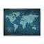 «Slate World Map II», reproduction d'impression sur toile-51145396-51145404