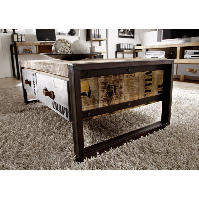 Factory Sled Coffee Table with Storage