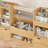 72" W x 37"H 4-IN-ONE Kids Bookcase with 3 Drawers, Soft Cushion, 3-Layer Bookshelf, Reading Nook-2129020863